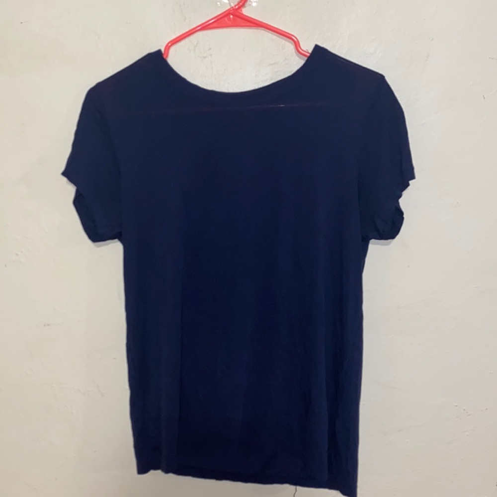 Aerie: Navy Blue Short Sleeve Top